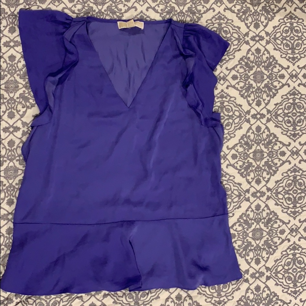 Michael Kors purple shirt